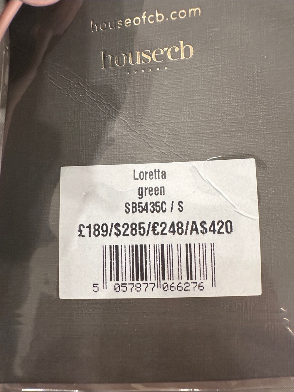 House of CB Emerald Green Off-Shoulder Midi Loretta Dress - Picture 5 of 5